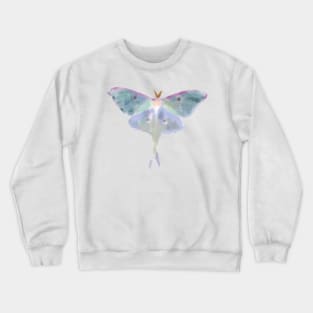 Night luna moth Crewneck Sweatshirt